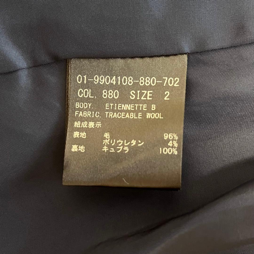 Theory テーラードジャケット TRACEABLE WOOL ネイビー M