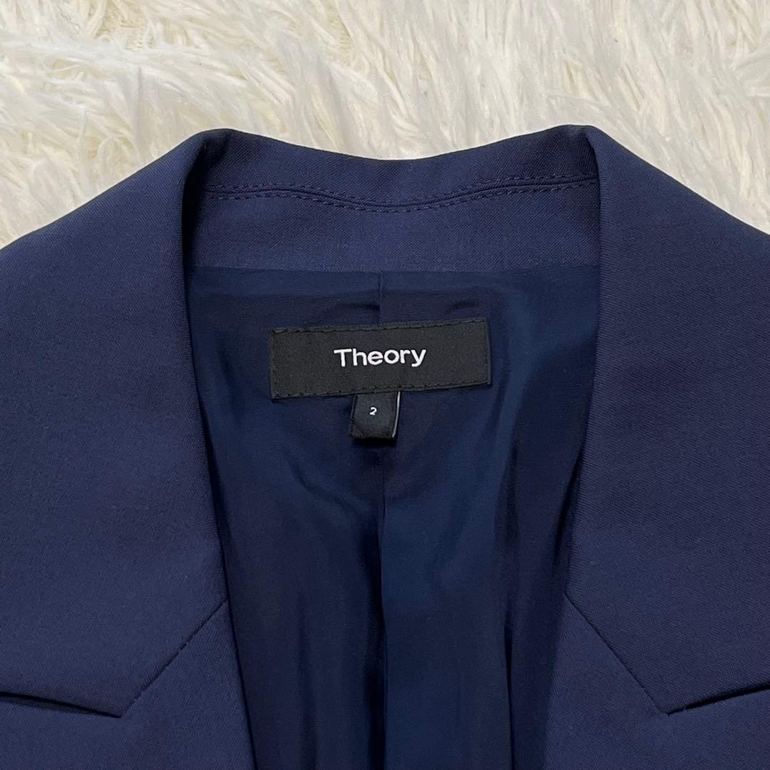 Theory テーラードジャケット TRACEABLE WOOL ネイビー M