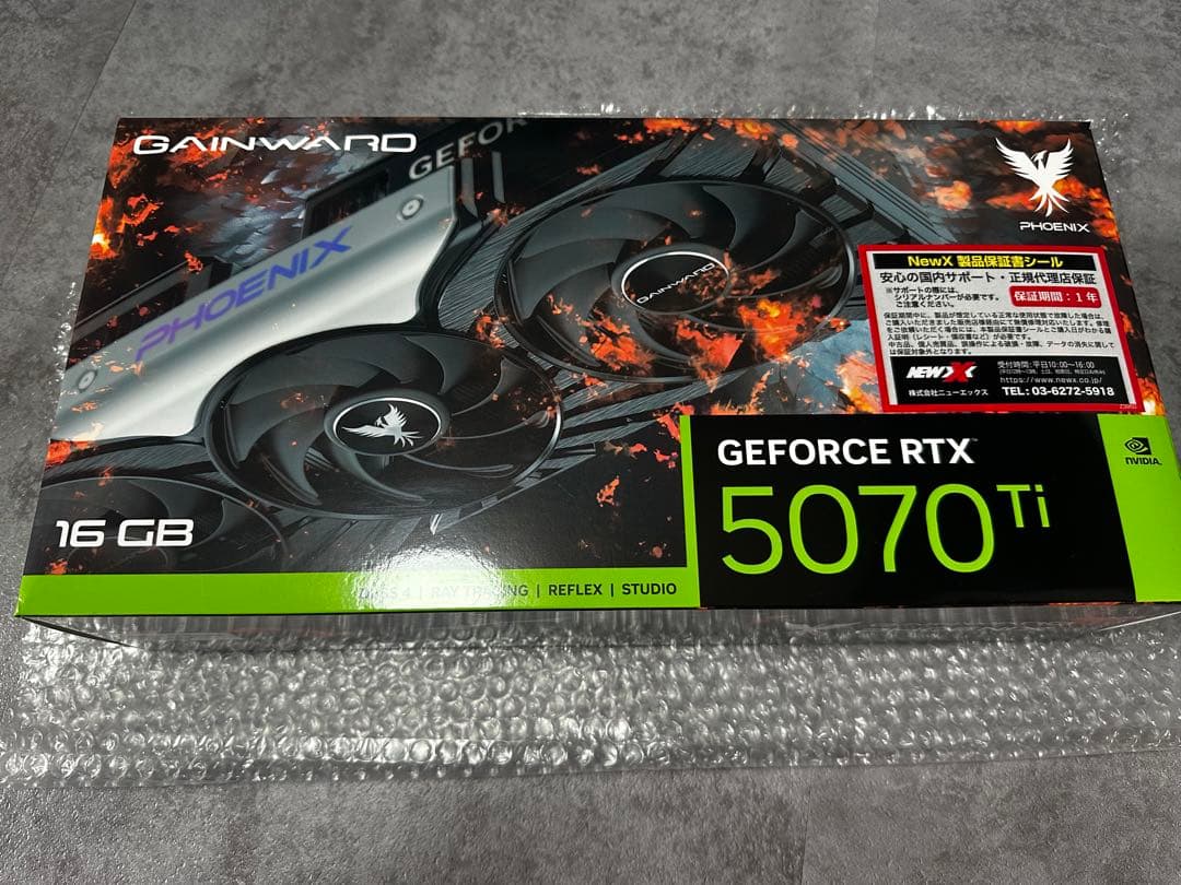 【最終値下げ】Gainward　RTX5070ti