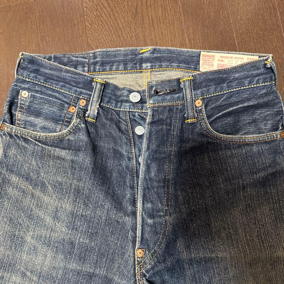 白刺繍 スイカ耳 エビス デニム サイズ30