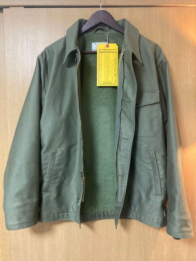 The Real McCoy’s MJ21113 A-2 デッキジャケット XL