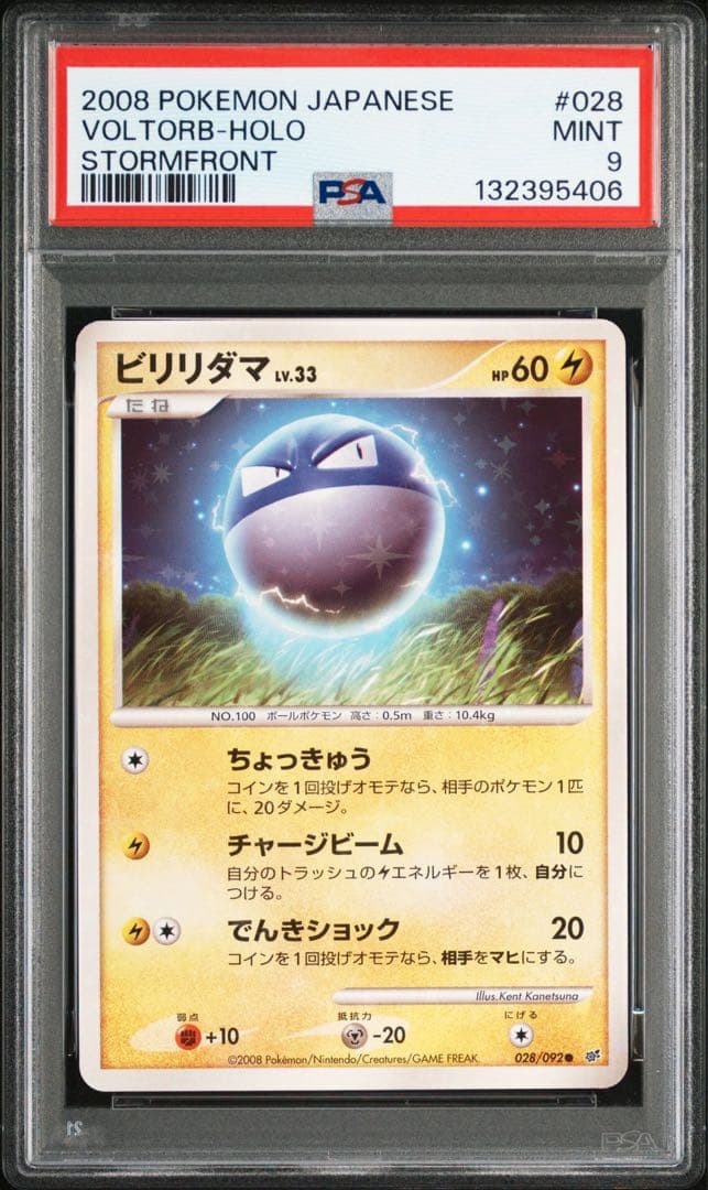 ビリリダマ psa9 色違い 2008