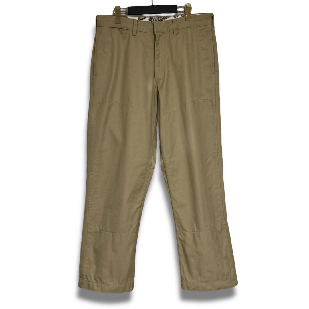 yk セント マイケル ワイドパンツ チノ L