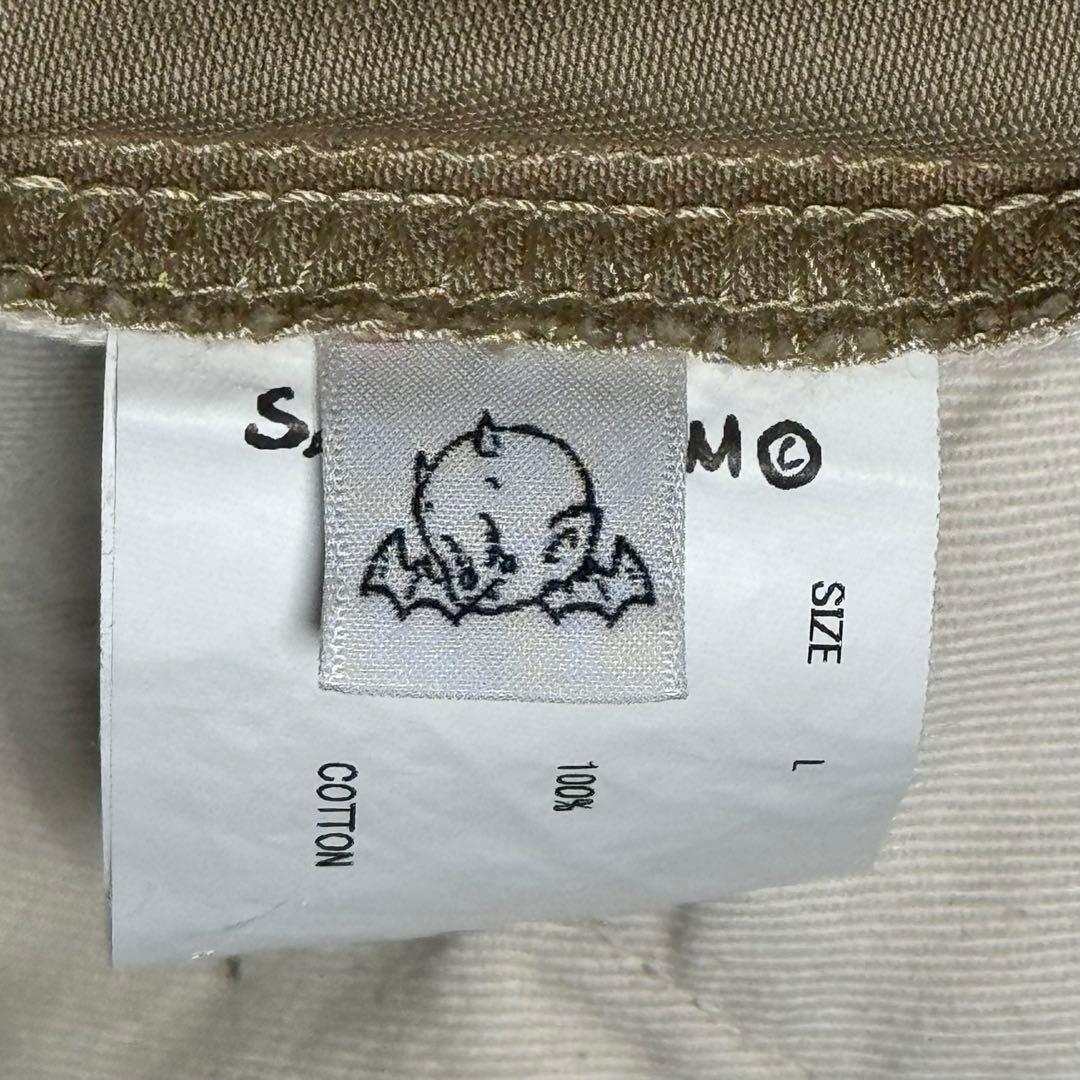 yk セント マイケル ワイドパンツ チノ L