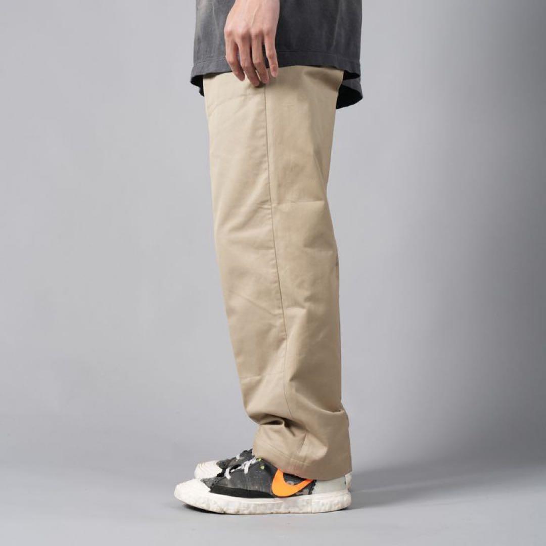 yk セント マイケル ワイドパンツ チノ L