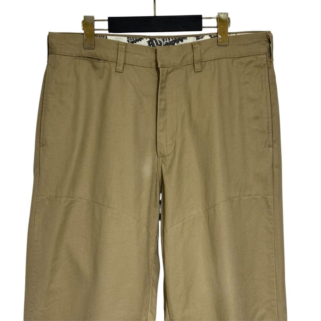 yk セント マイケル ワイドパンツ チノ L