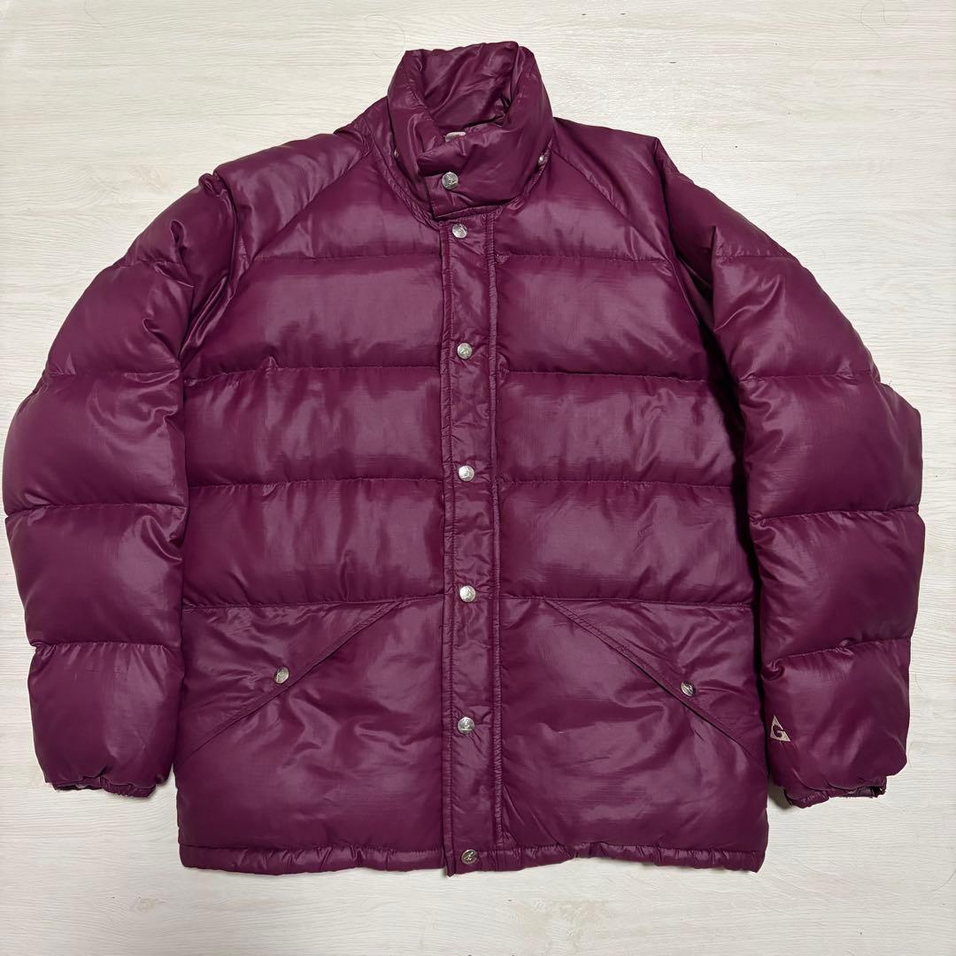 希少 70s GERRY ダウンジャケット ラズベリー ジェリー