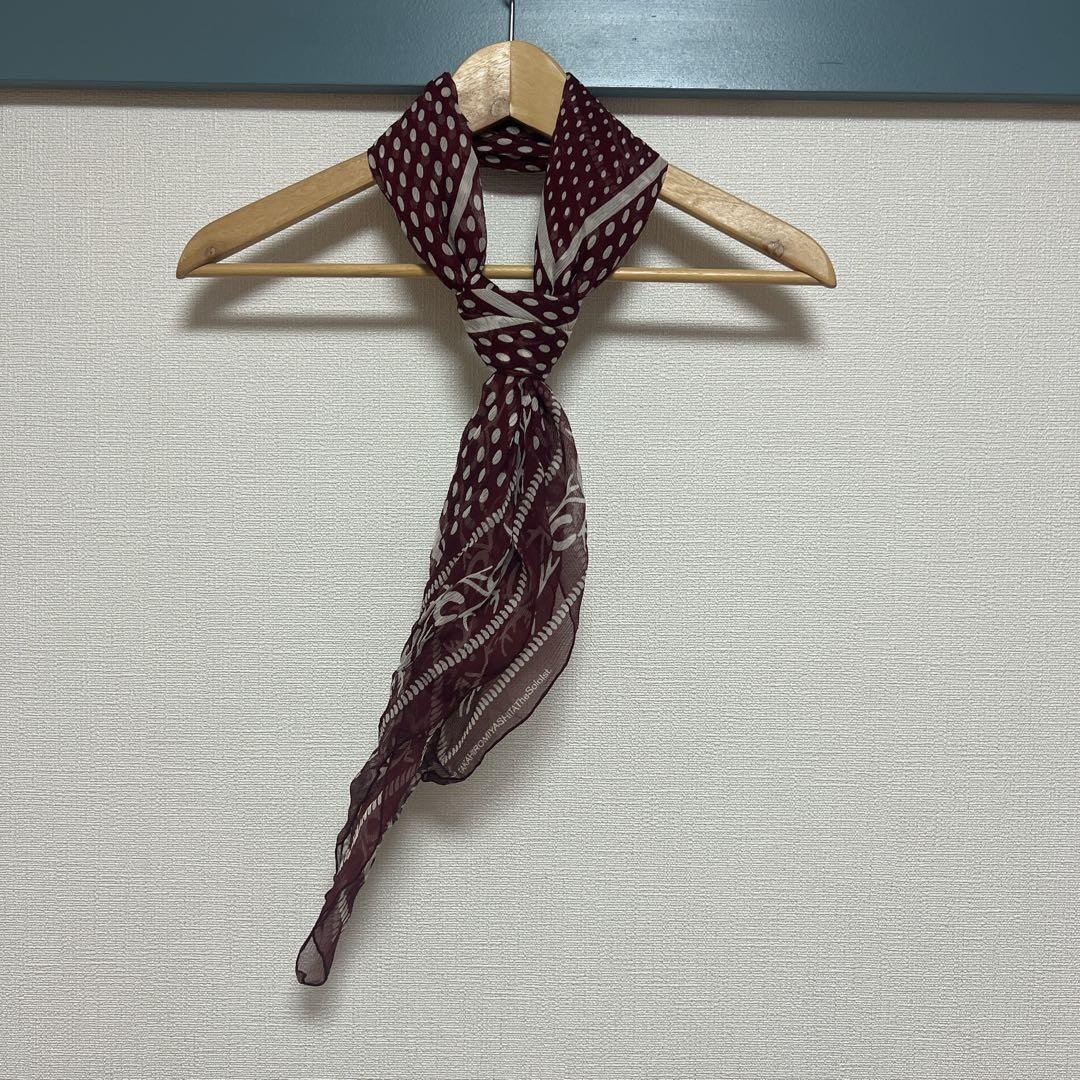 【タカヒロミヤシタザソロイスト】ソロイスト シルクスカーフ 大判 ストール