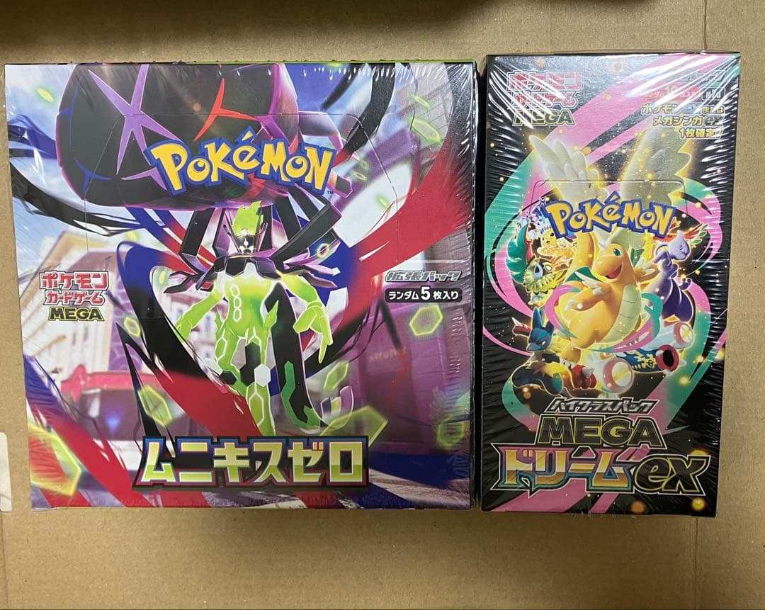 ポケモンカードゲーム ムニキスゼロ メガドリームex シュリンク付 BOX