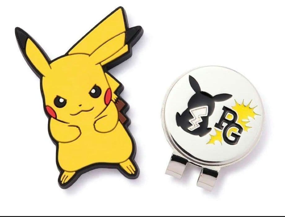 PEARLY GATES ピカチュウ限定コラボ ゴルフマーカー&ボ－ル3個セット