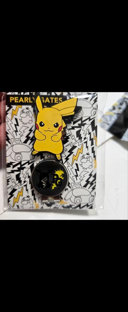 PEARLY GATES ピカチュウ限定コラボ ゴルフマーカー&ボ－ル3個セット