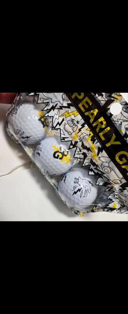 PEARLY GATES ピカチュウ限定コラボ ゴルフマーカー&ボ－ル3個セット