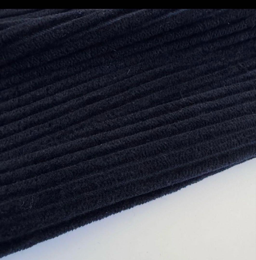 美品　BLAMINK コーデュロイパンツネイビー