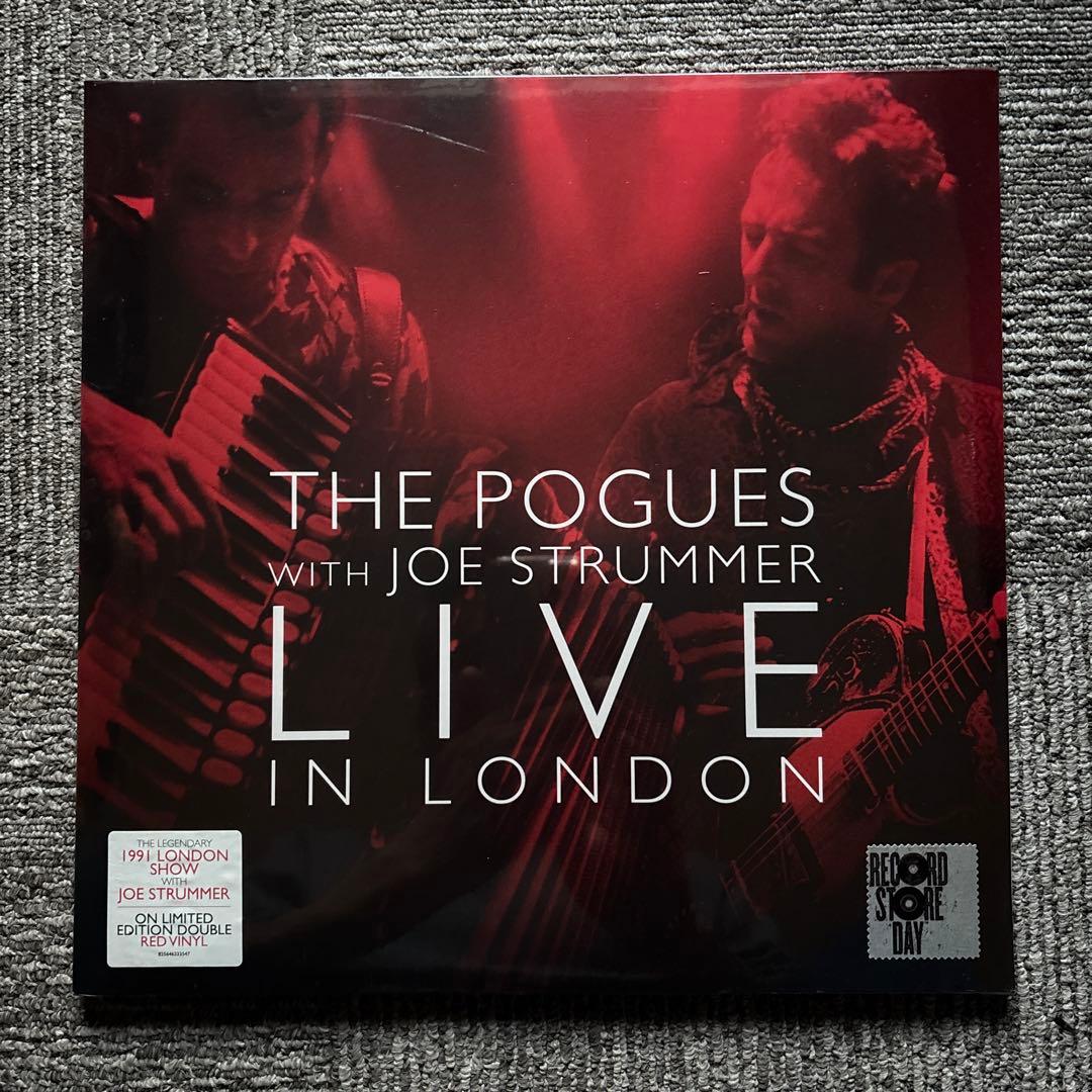THE POGUES with JOE STRUMMER LIVE LP盤