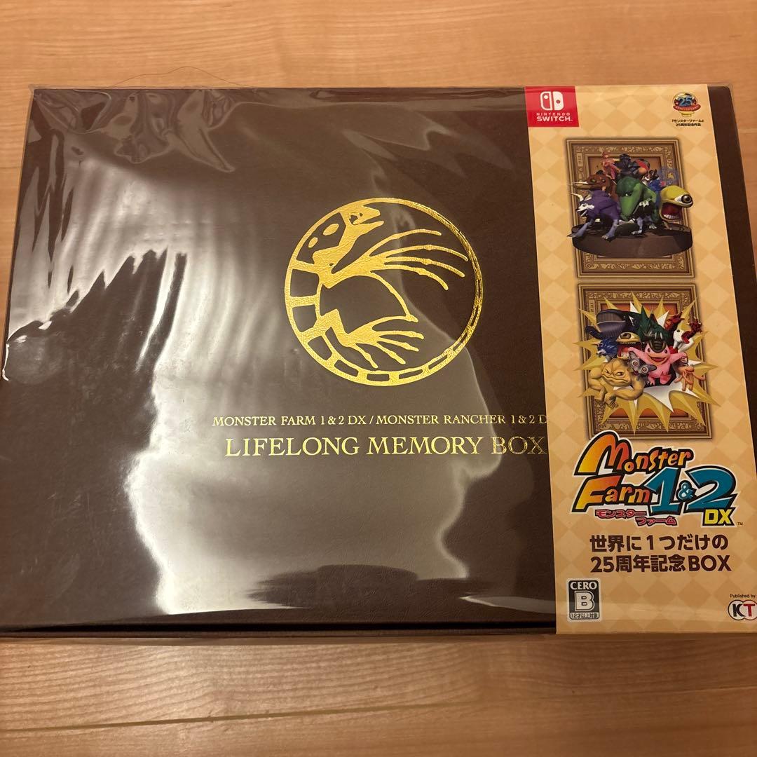 【新品未開封】　モンスターファーム１&２　Switch版　特典付き25周年BOX