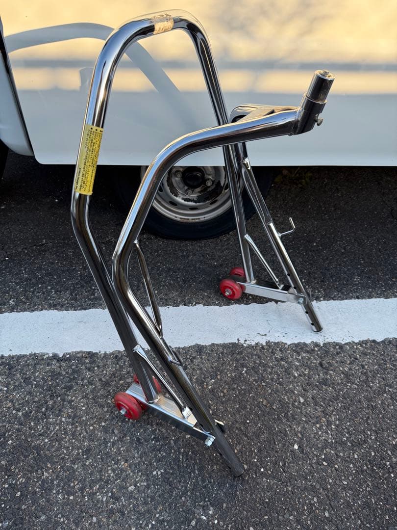 R77008 フロントアップスタンド 高級クロームメッキ仕上げ