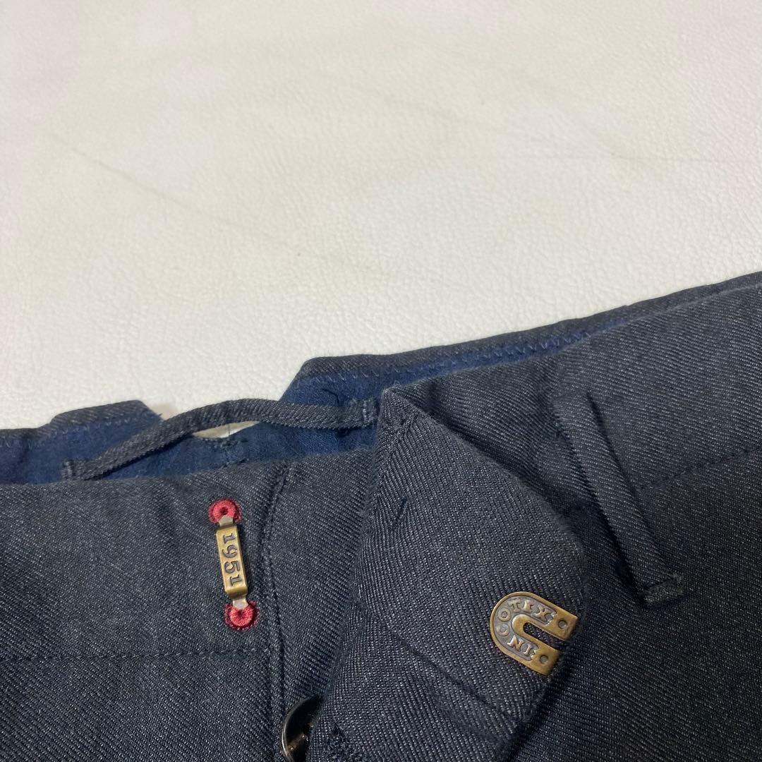 美品 INCOTEX ARCHIVO ギャバジンキャロットテーパードパンツ 52