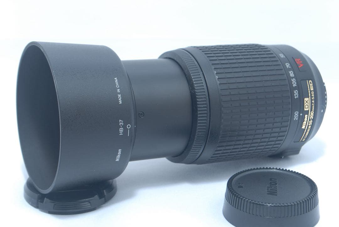 Nikon 55-200mm VR ニコン 望遠レンズ 軽量 手ブレ補正レンズ