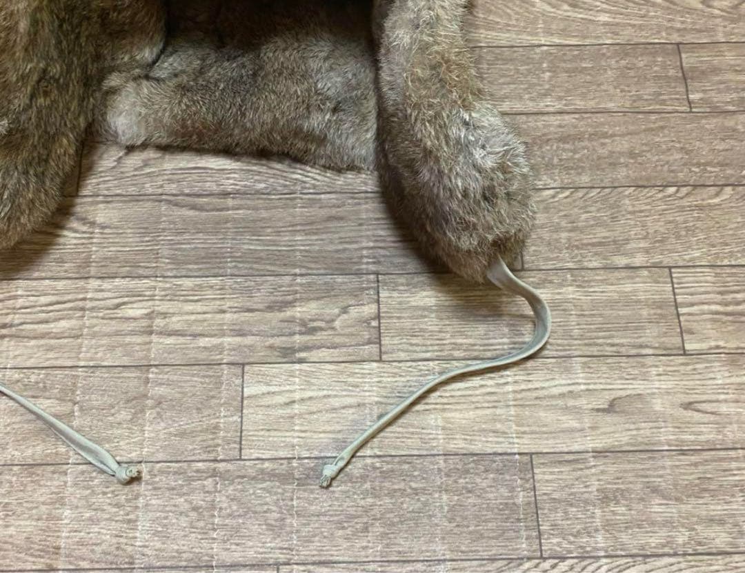 (大人気)crowncap far fried cap 毛皮帽子　ラビット民族帽