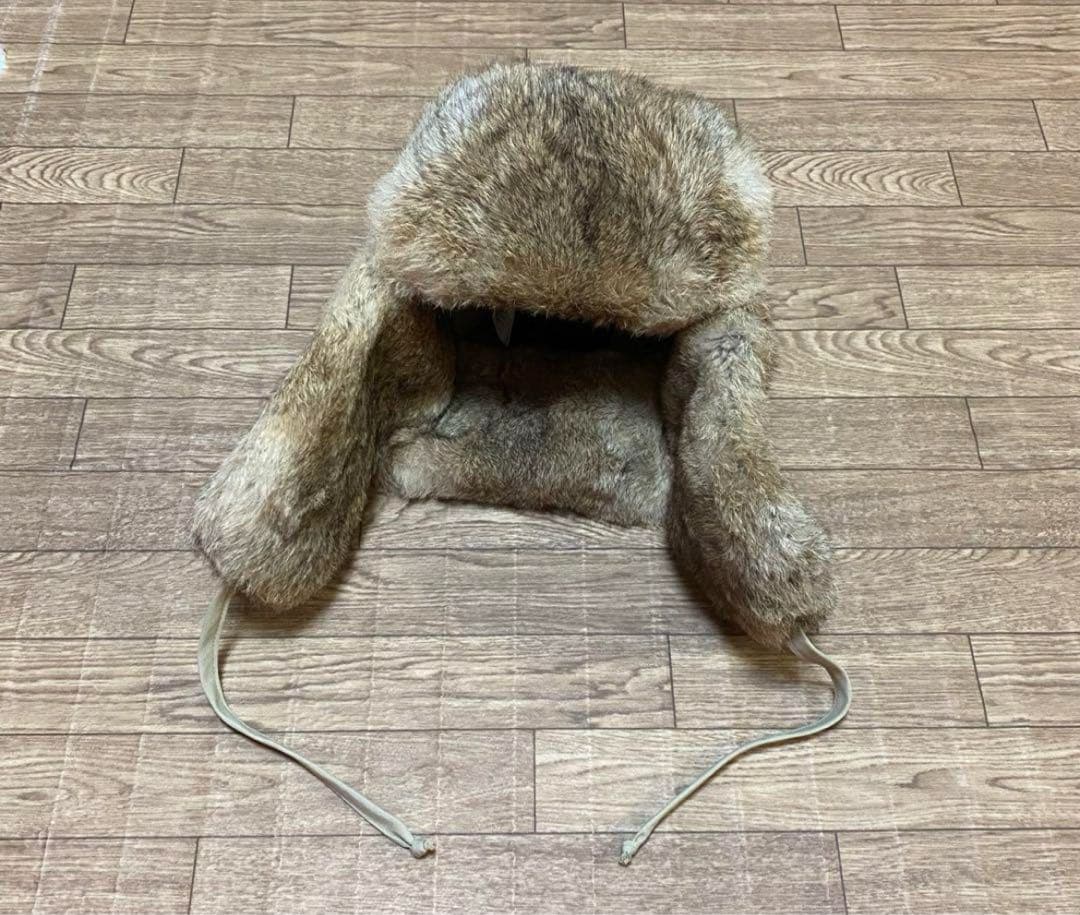 (大人気)crowncap far fried cap 毛皮帽子　ラビット民族帽