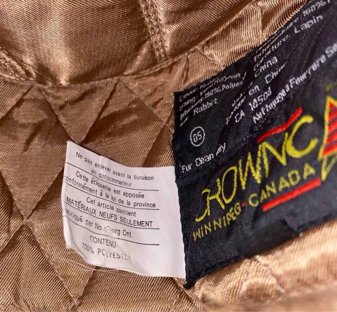 (大人気)crowncap far fried cap 毛皮帽子　ラビット民族帽