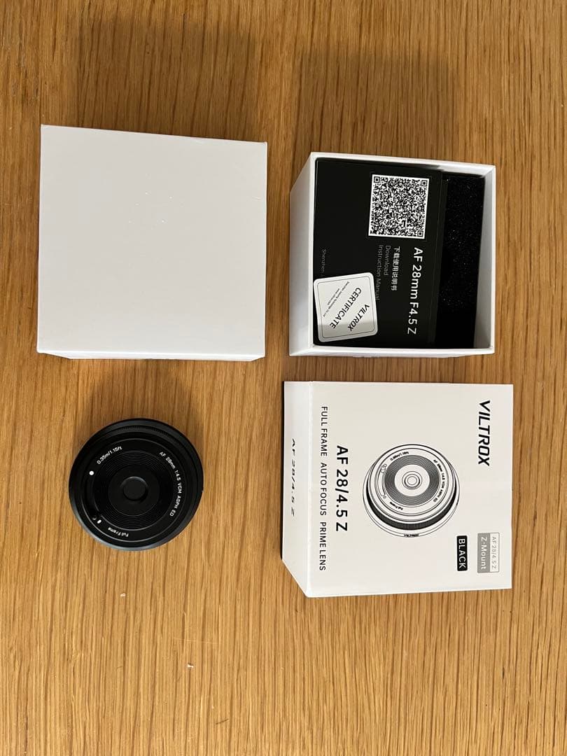 【美品】 Viltrox 28mm f4.5 Zマウント用