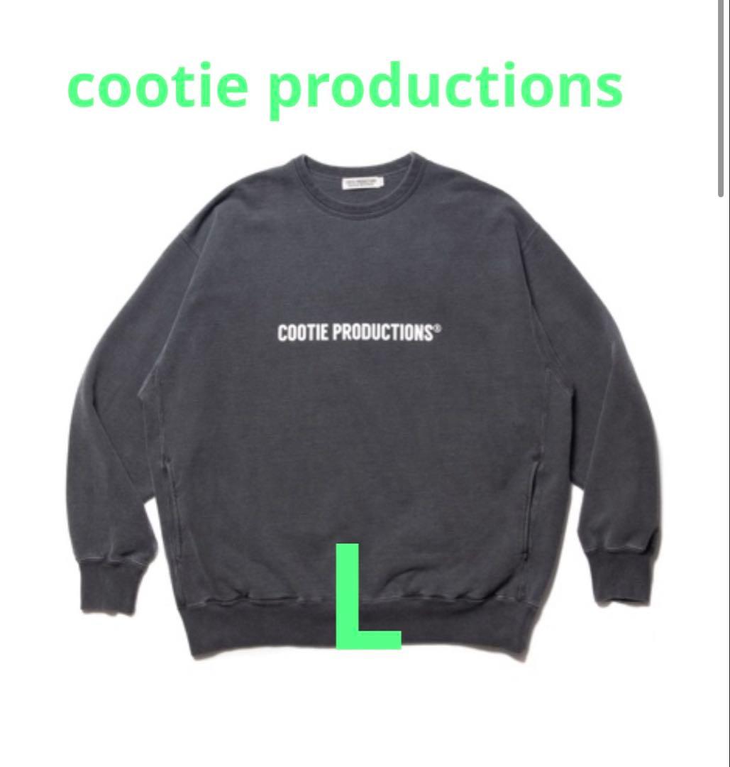 COOTIE スウェット　 L グレー　ピグメント加工　クーティー　kj