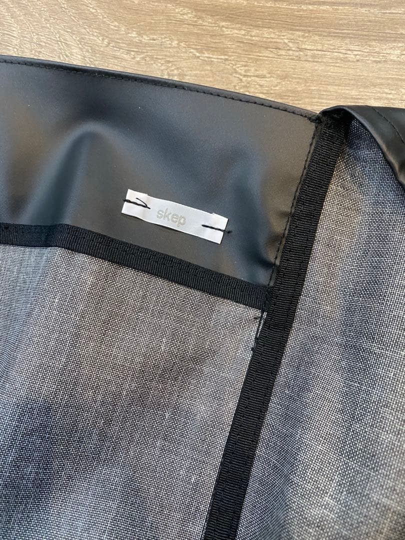 Skep フィッシャーマンレインクロスショルダーバッグ【ポケット付】 黒 極美品