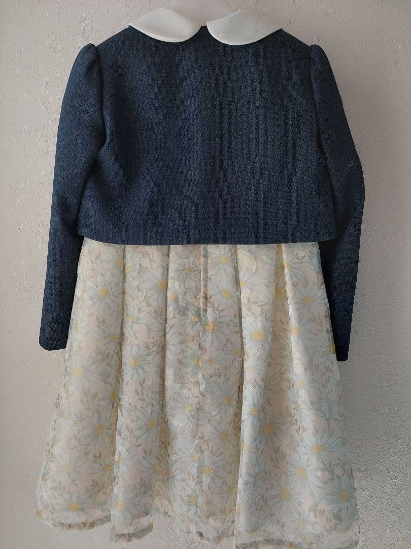 【追加あり】petitmain 入学 花柄ワンピース　セレモニー フォーマル靴付