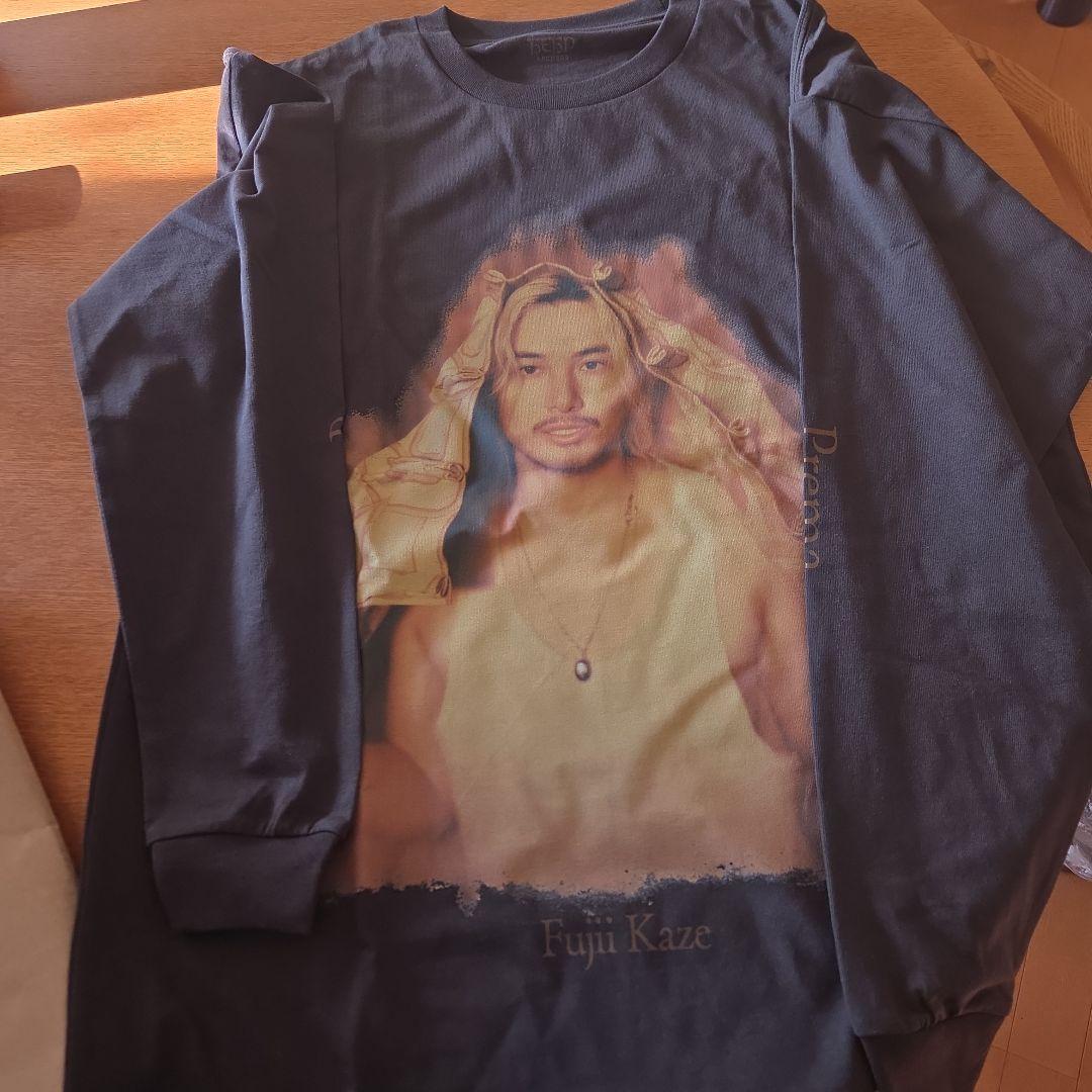 Fujii Kaze プリント Tシャツ Lサイズ ダークグレー