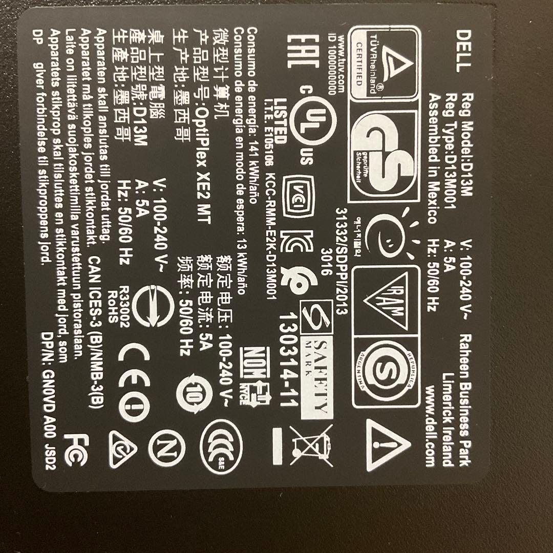 Corei7 /デスクトップパソコン/DELL OPTIPLEX/pc