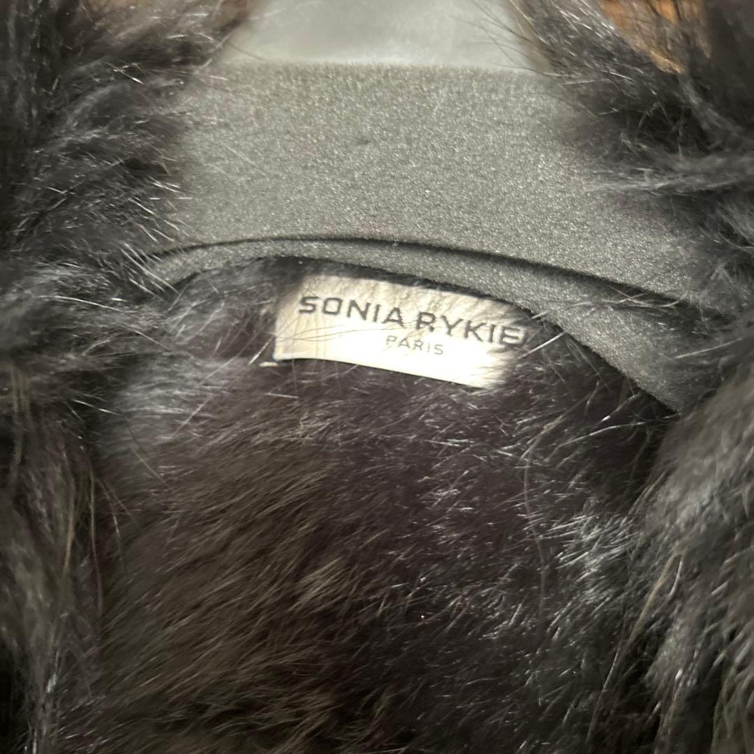 SONIA RYKIEL リアルラビットファーコート40