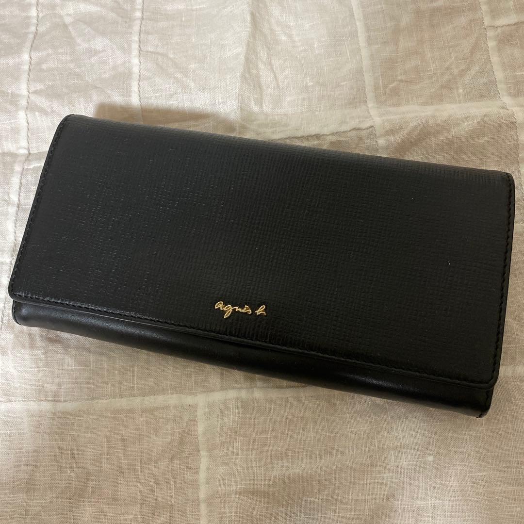 値下げ‼︎ほぼ未使用品。アニエスべー　レディース　長財布