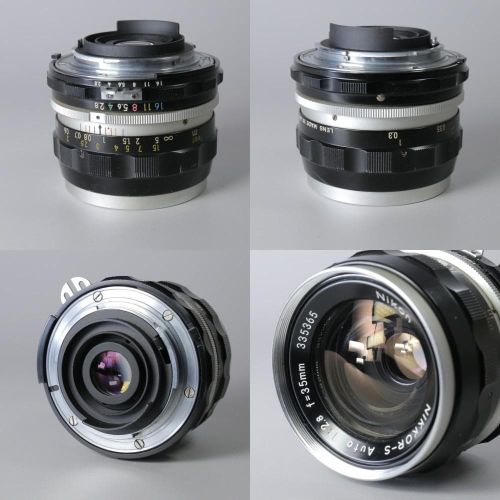 ☆良品☆ニコンF　アイレベル　AI改　35mm F2.8 ＃242