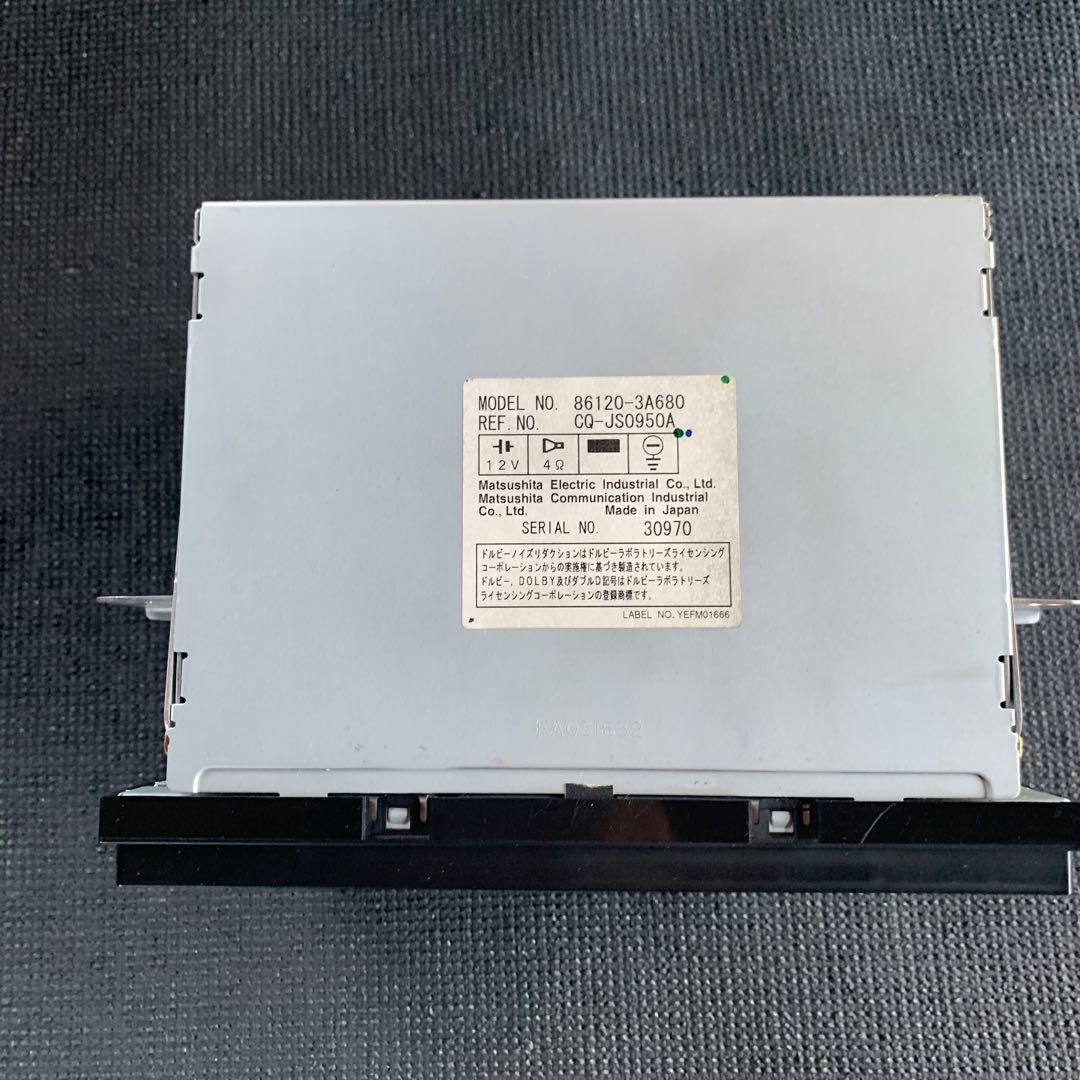 トヨタ　17クラウン　純正オーディオプレイヤー　CD カセット　中古品