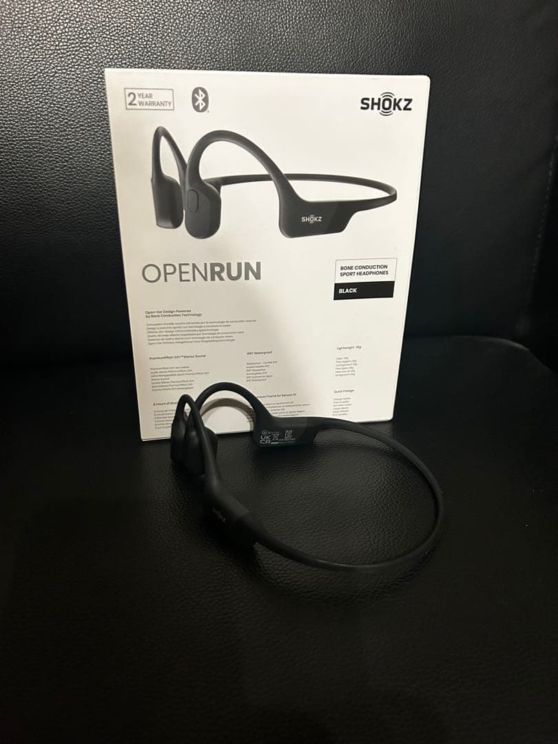 SHOKZ OPENRUN 骨伝導スポーツヘッドフォンショックス　骨伝導イヤホン