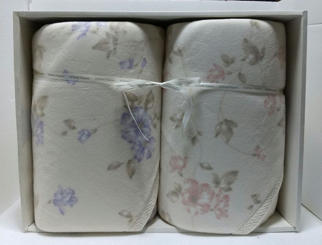 HOTMAN 綿毛布　150×210㎝　綿100％　2枚セット　未使用