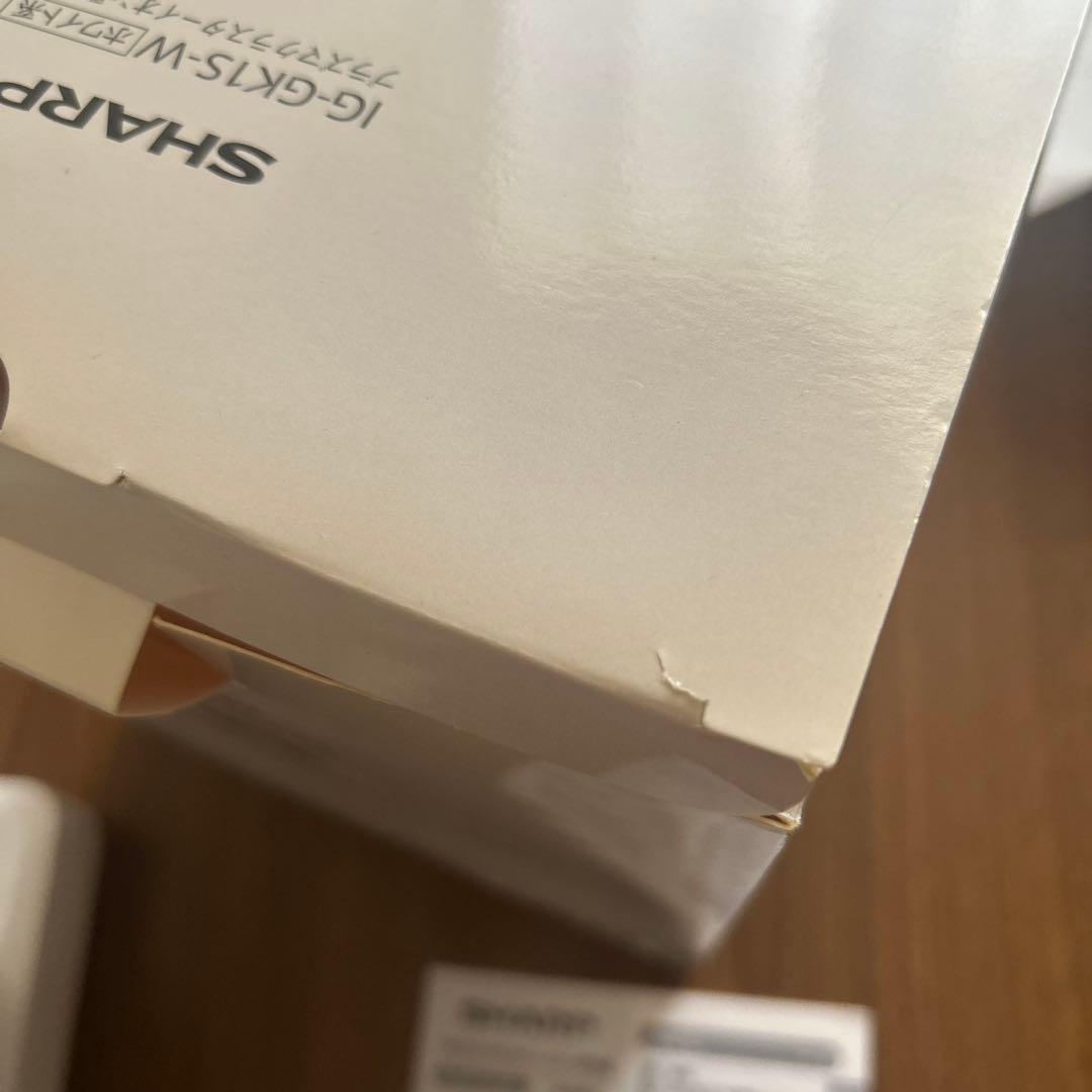 SHARPプラズマクラスター　　IG-GK1S-W ホワイト系