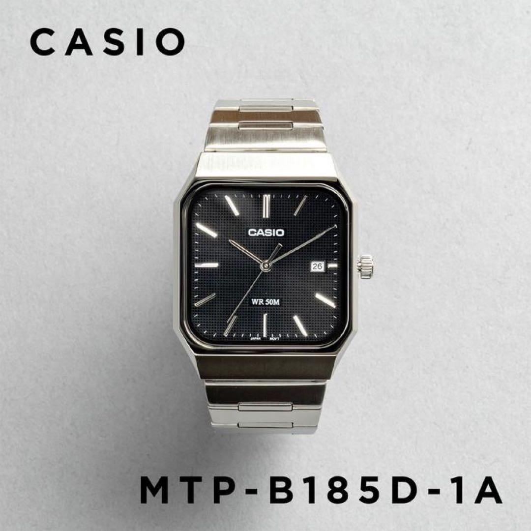 【新品】CASIO カシオ MTP-B185D -1A ブラック