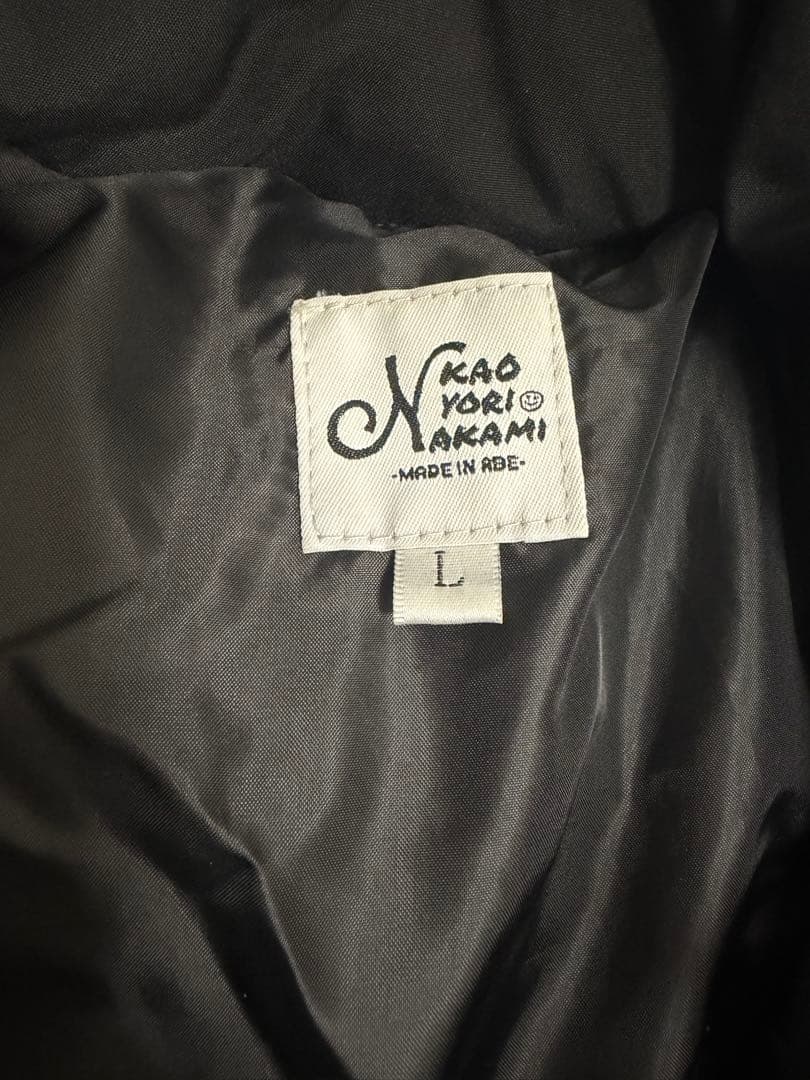 Kaoyorinakami ダウン　panel blousonブラック/ホワイト