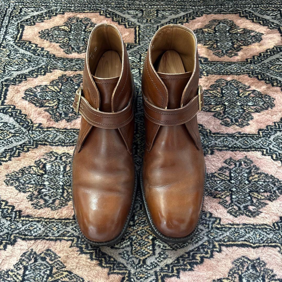 70s FLORSHEIM シングルモンクブーツ　ブラウン
