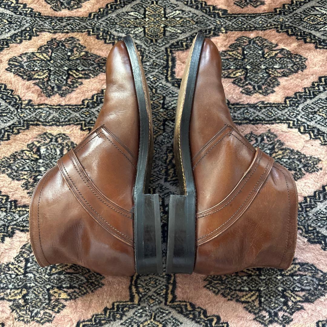 70s FLORSHEIM シングルモンクブーツ　ブラウン