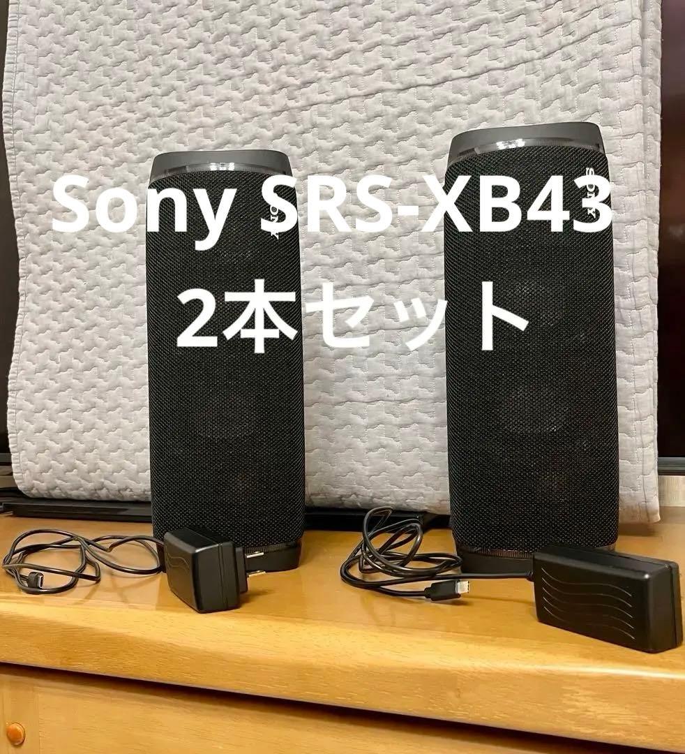 Sony SRS-XB43 ワイヤレススピーカー　2本セット