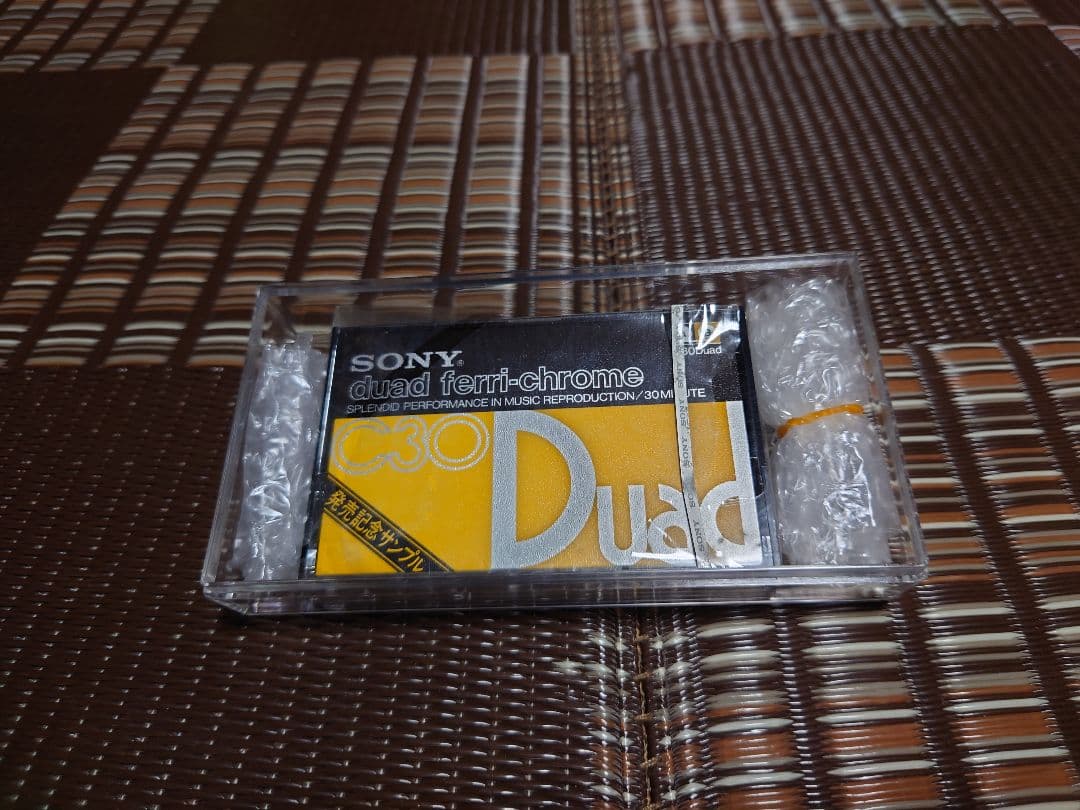 カセットテープ　メタルsony duadサンプル30分　初代
