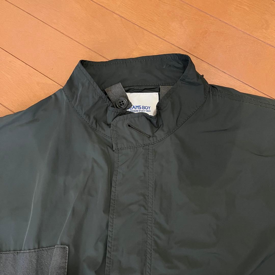 BEAMS BOY ソロテックス　M-65パーカ　オリーブ　モッズコート