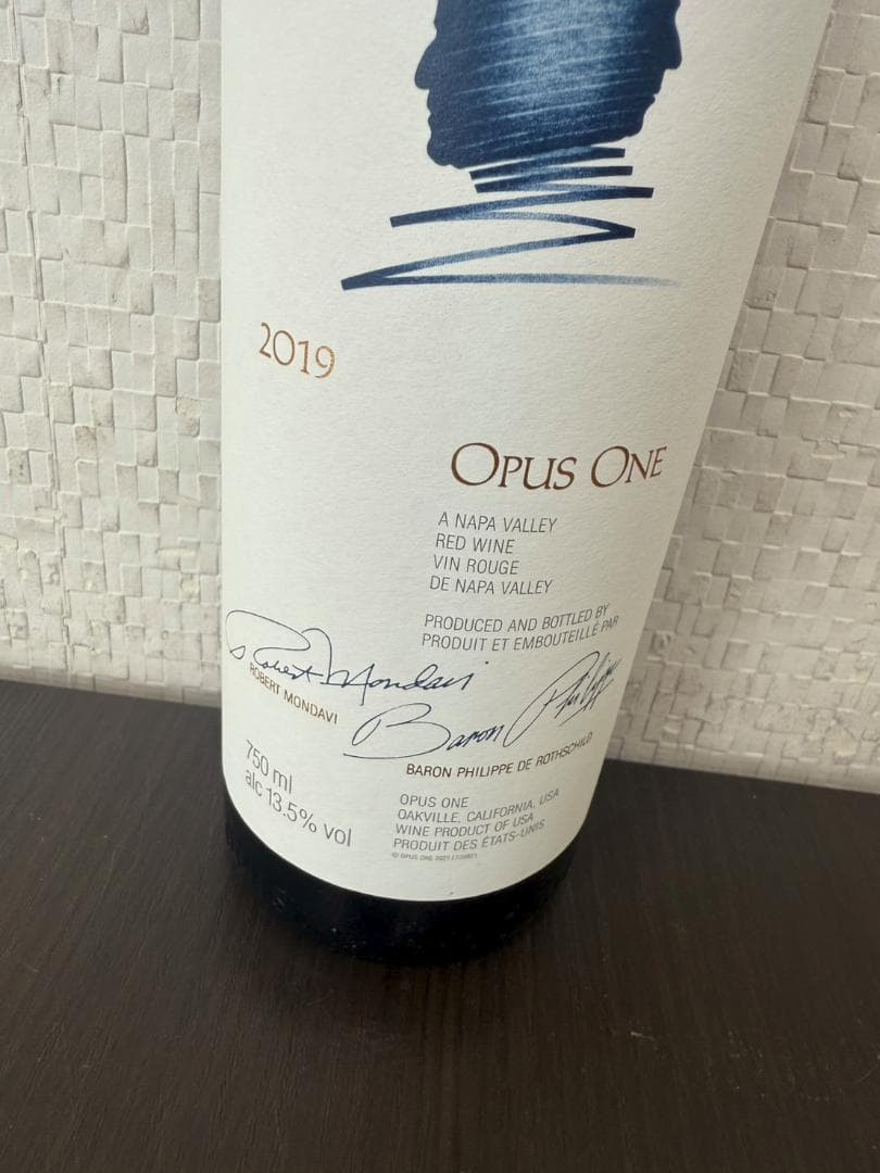 新品未開栓 OPUS ONE オーパスワン 2019 750ml 13.5％