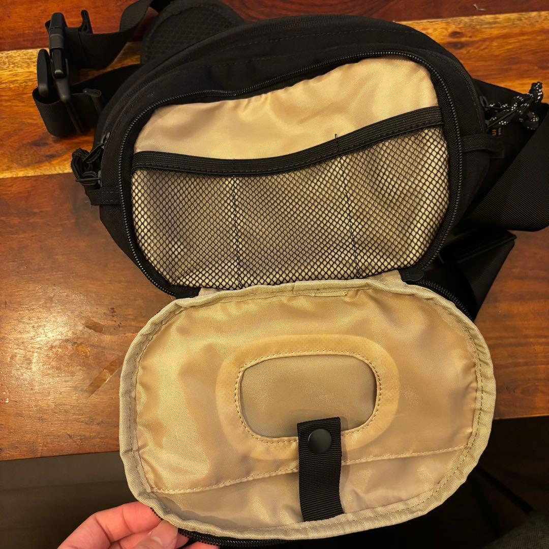 Hugoo ブラック 抱っこひも CORDURA ヒップシート