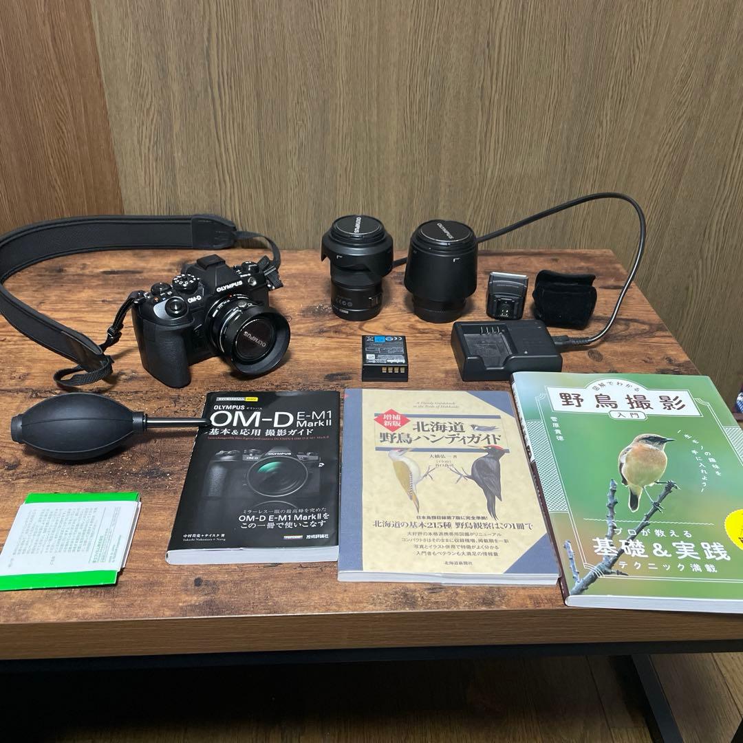 OLYMPUS OM-D E-M1 Mark II カメラ本体、レンズ3本セット