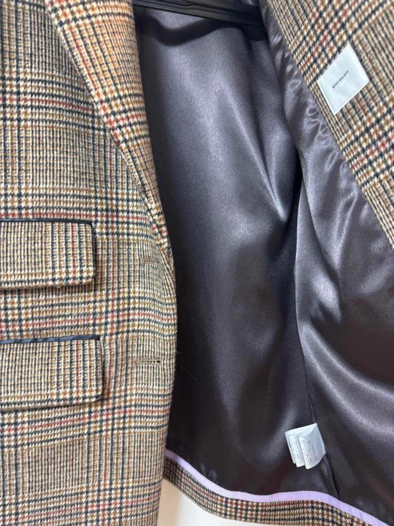 【美品】shirocon チャンキーテーラードジャケット 38