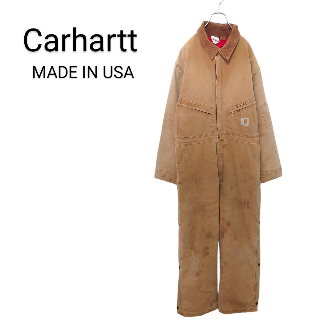 【Carhartt】80's USA製 ダックジャンプスーツ ツナギA-2809